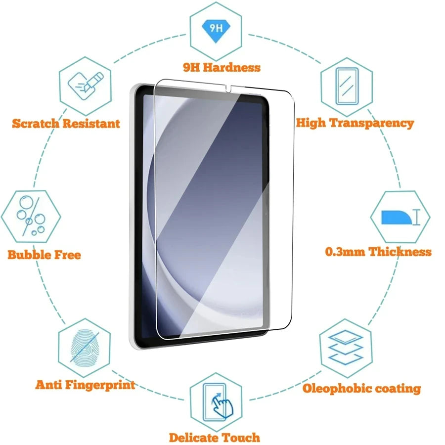 Samsung Galaxy Tab S8 11" Tempered Glass Screen Protector 2 Pack Tablet Screen Protector Axl