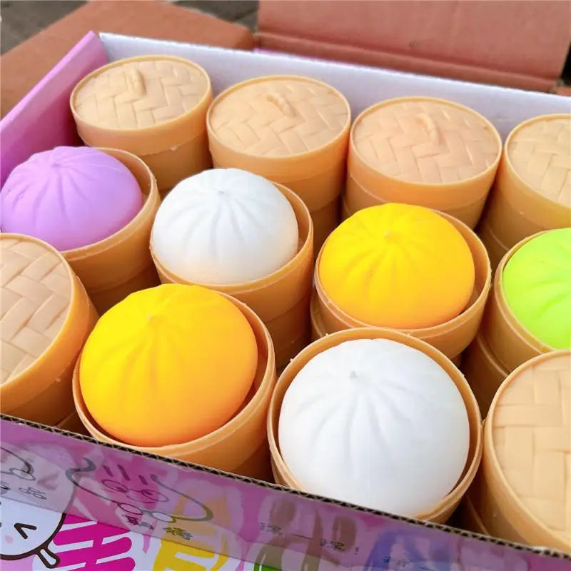 Steamed Bun Squeeze Toy – Slow Rise Sensory Fidget Toy Squeeze Fidget Toy Axl
