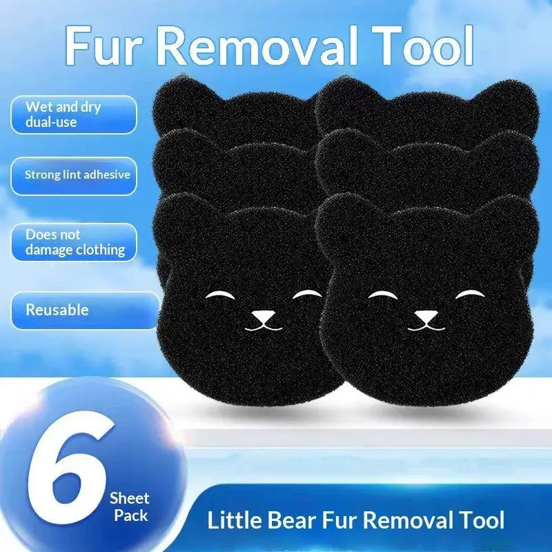 8-Pack Bear Sponge Pet Hair Remover – Washing Machine Lint Trap Laundry Lint Remover Axl