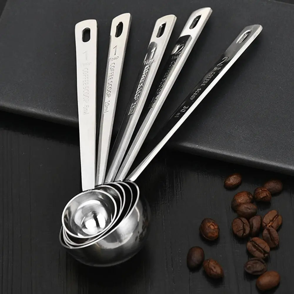 Stainless Steel Coffee Scoop Measuring Spoon 5–30ML Measuring Spoon Axl