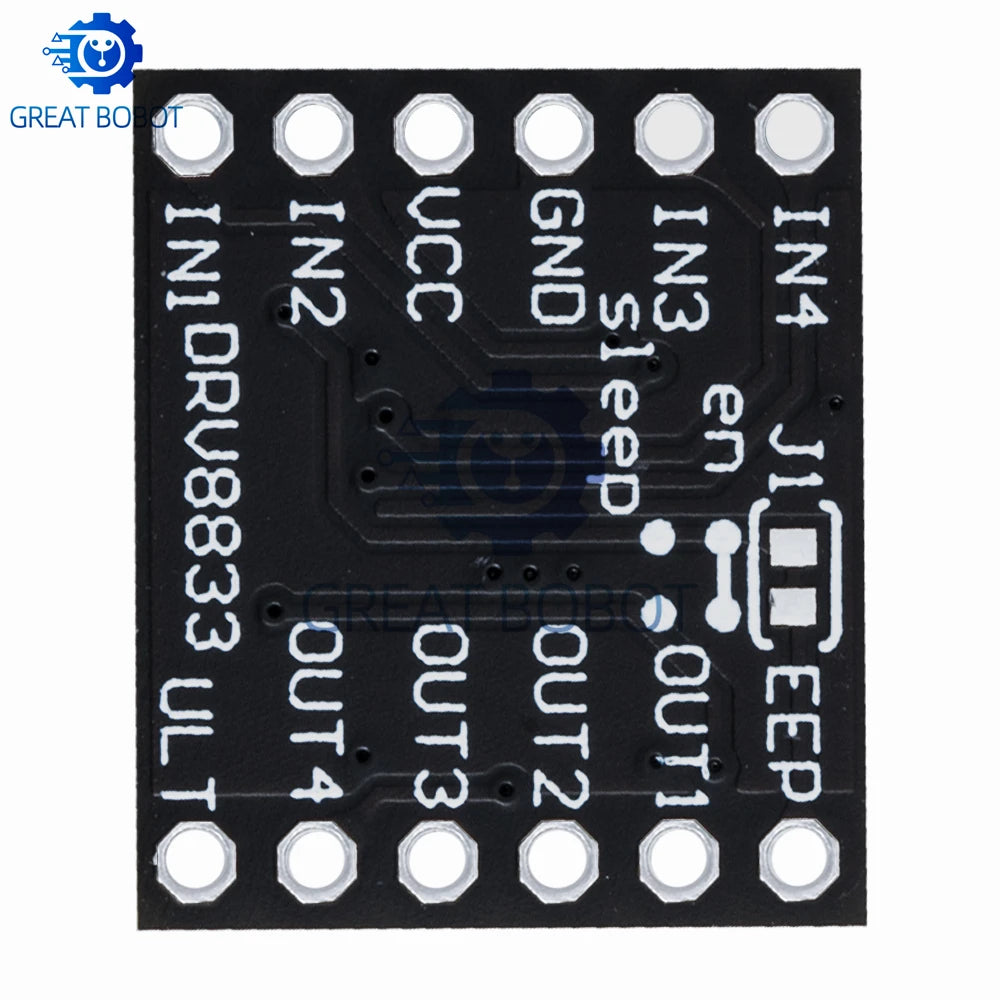 DRV8833 2-Channel DC Motor Driver Module – 1.5A, 3V–10V Motor Driver Module Axl