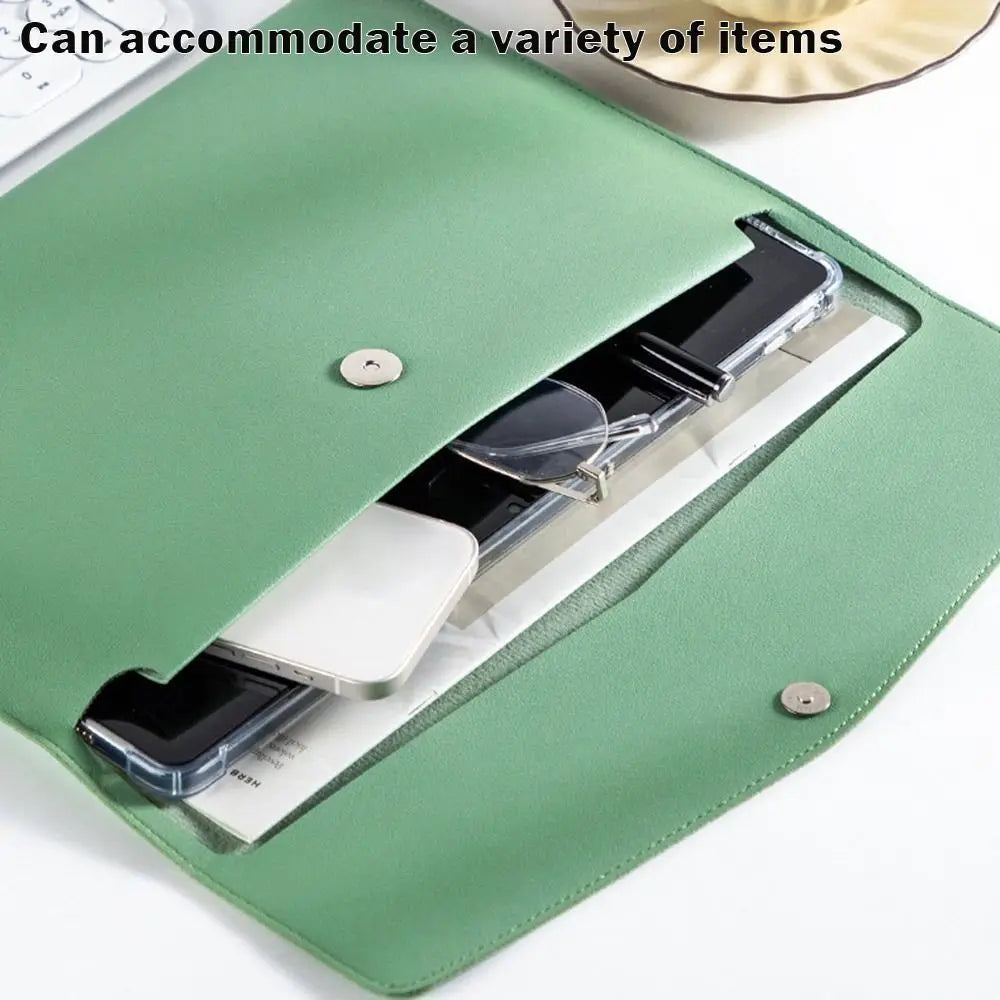 PU Leather File Folder A4/A5 – Document Organizer Bag Leather File Folder Axl