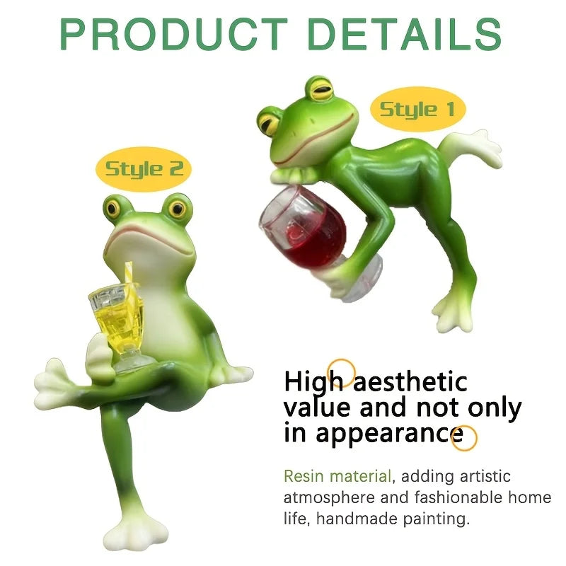 Resin Frog Planter – Handmade Garden & Balcony Decor Decorative Resin Planter Axl