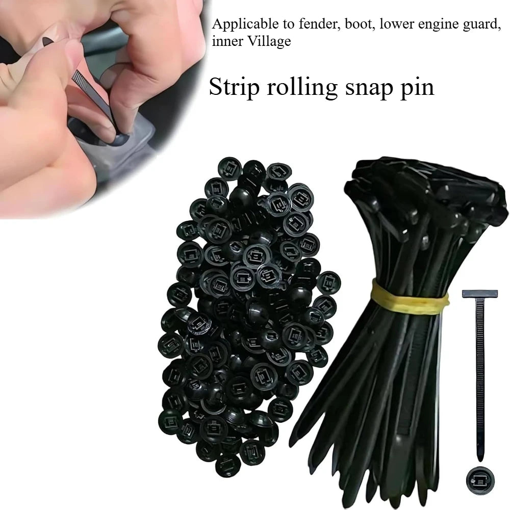 Heavy-Duty Self-Locking Nylon Cable Ties – 100/200 Pack Nylon Cable Ties Axl