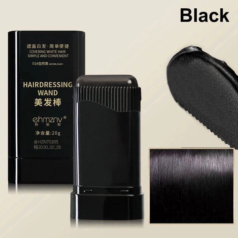 Hair Color Dye Stick – Instant Gray & Hairline Coverage Hair Dye Stick Axl Black