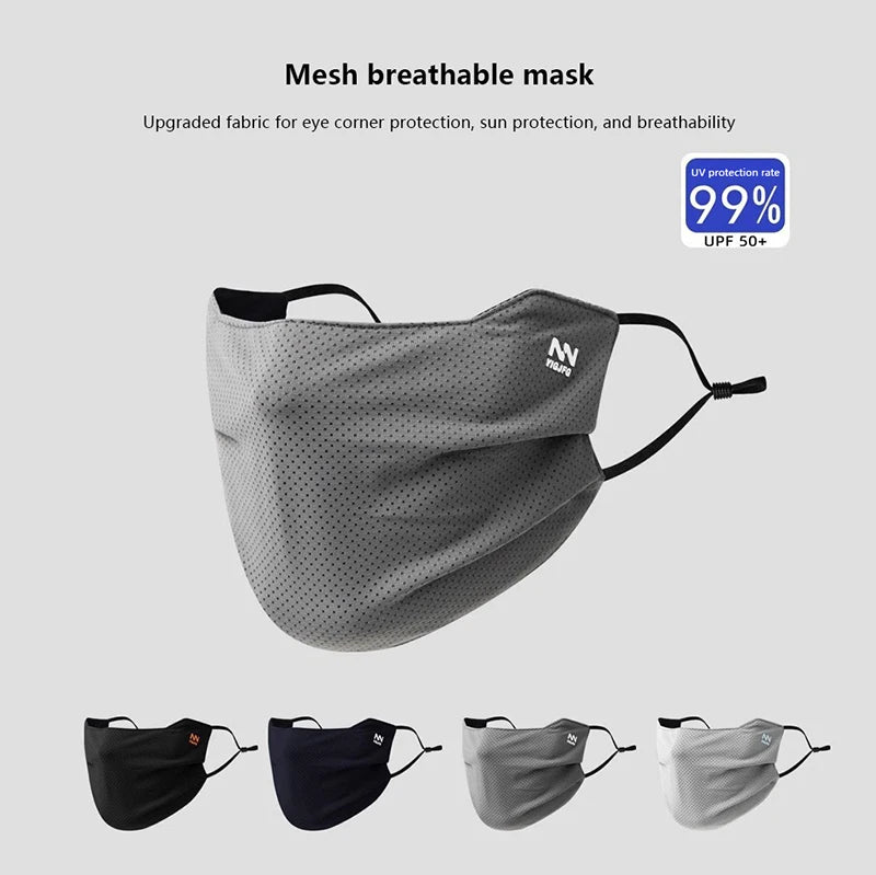 UV Protection Face Mask – Breathable Ice Silk Cycling Shield UV Face Mask Axl