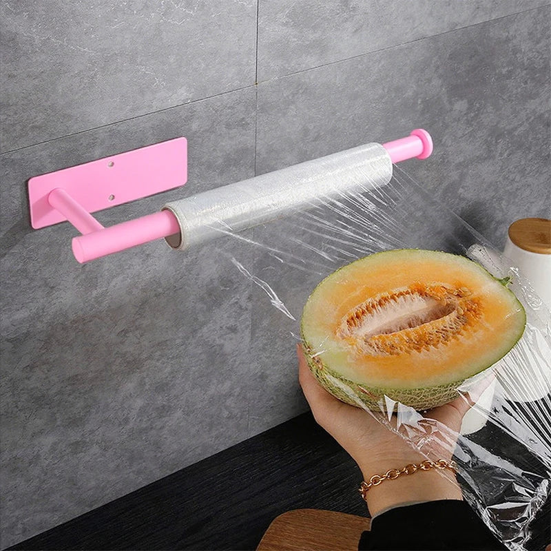 Metal Wall Mount Paper Towel Holder – No Drill Kitchen & Bath Paper Towel Holder Axl