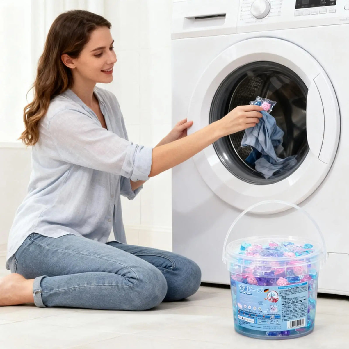 Laundry Detergent Pods 70-Pack | Deep Clean & Fabric Softener Laundry Detergent Pods Axl