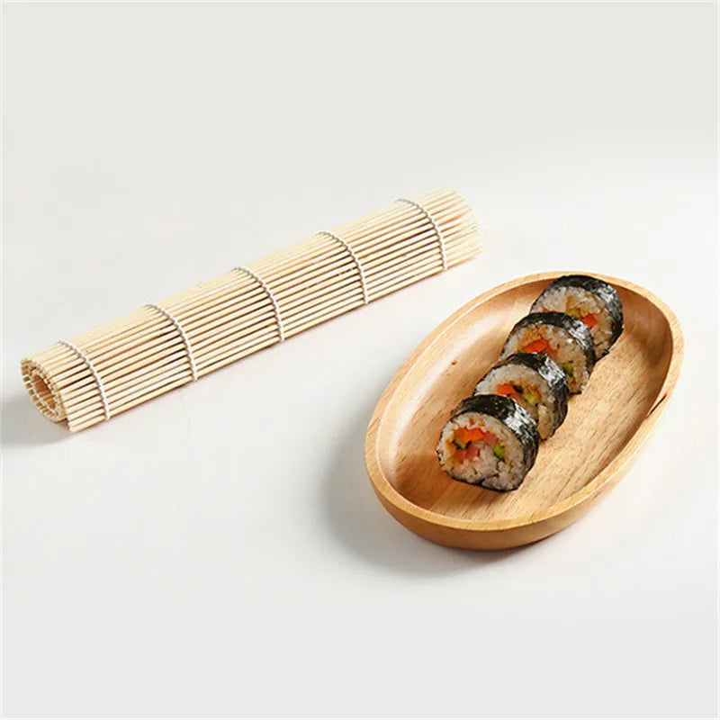 Bamboo Sushi Rolling Mat & Rice Roll Maker Kit 24×24cm Sushi Rolling Mat Axl