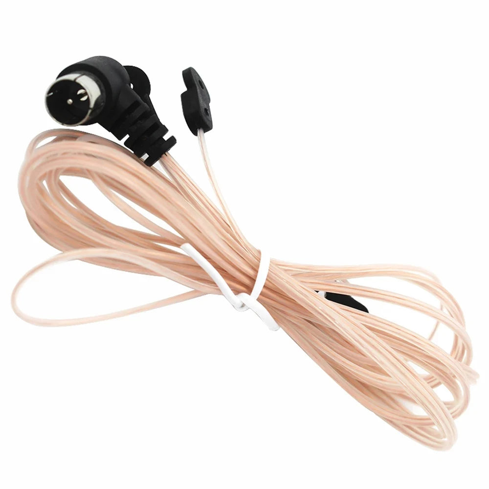 Indoor FM Dipole Antenna – 75 Ohm T-Type F Connector, 2m Cable FM Radio Antenna Axl