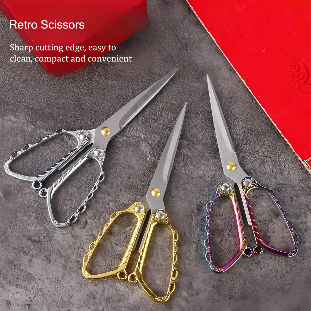 Vintage Embroidery Scissors – Stainless Steel Tailor Craft Gift Embroidery Scissors Axl