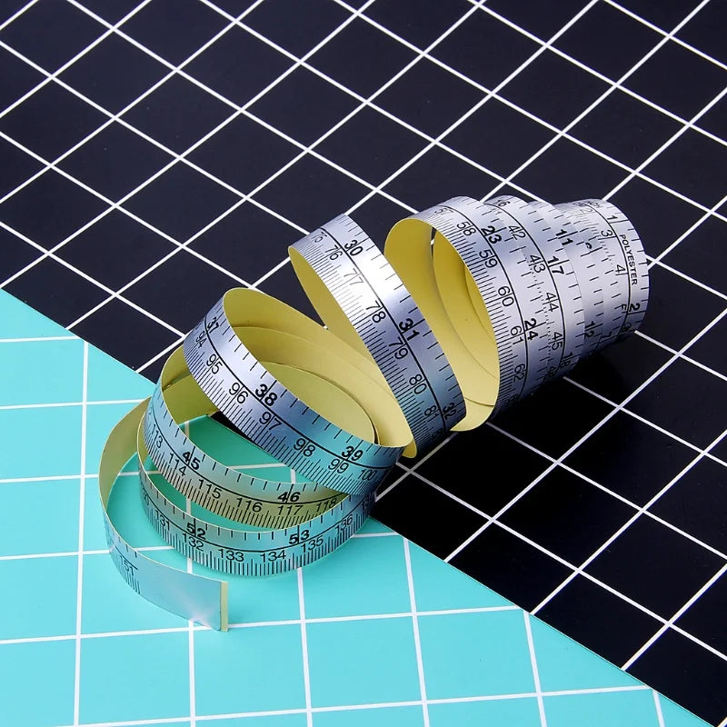 151cm Self-Adhesive Ruler Tape – Metric & Imperial Sewing Sticker Sewing Ruler Tape Axl