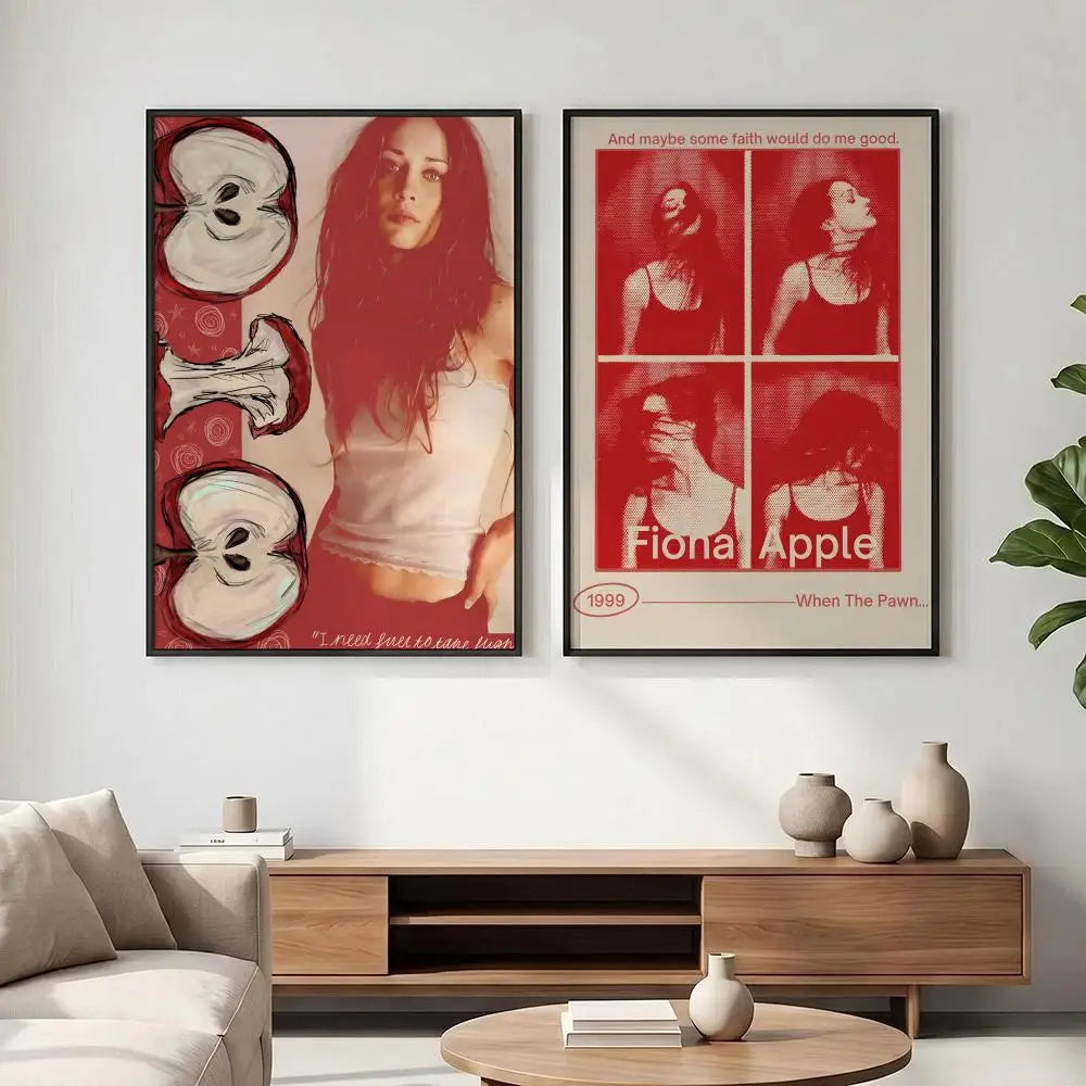 Fiona Apple HD Art Poster – Waterproof Sticky Wall Decor Art Wall Poster Axl