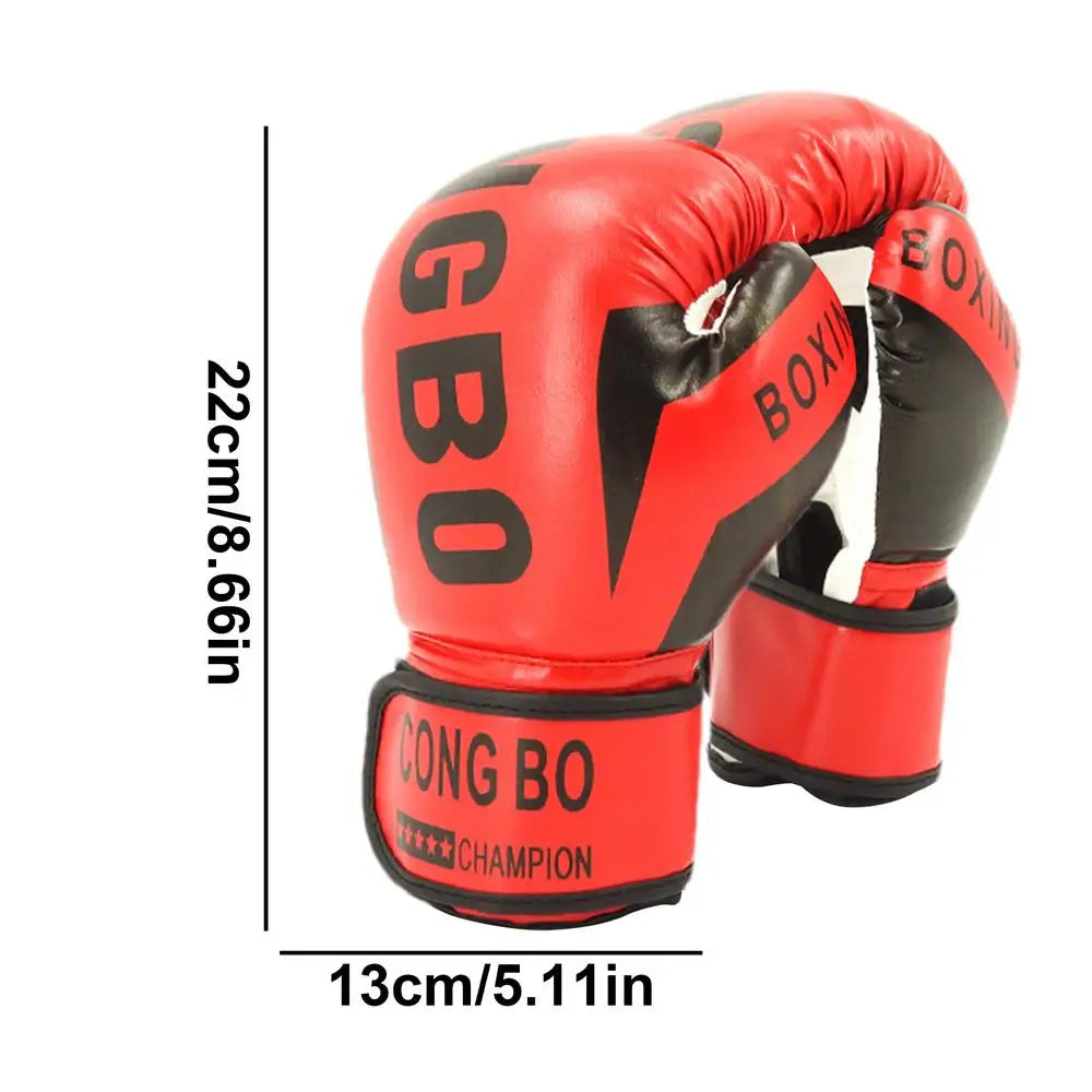 Kids Boxing Gloves – Breathable Sparring Gloves for Children Kids Boxing Gloves Axl Red