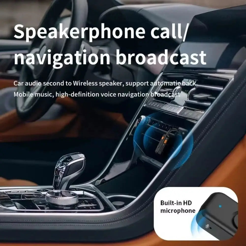 2-in-1 Bluetooth 5.4 Audio Adapter – AUX Receiver & Transmitter Bluetooth Audio Adapter Axl
