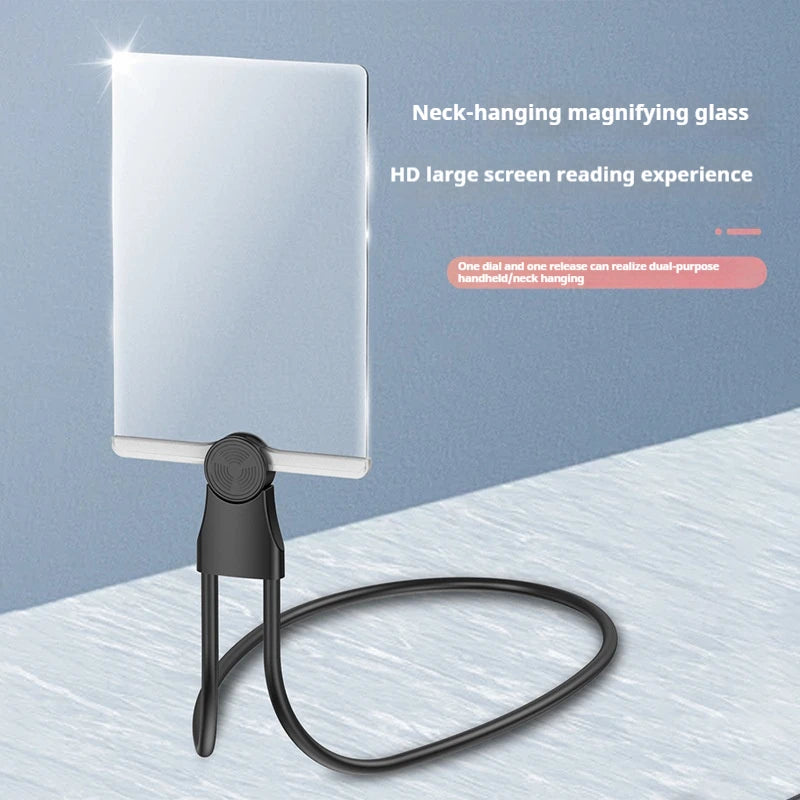 Hanging Neck Full Page Magnifying Glass 180x120mm Acrylic Neck Magnifying Glass Axl