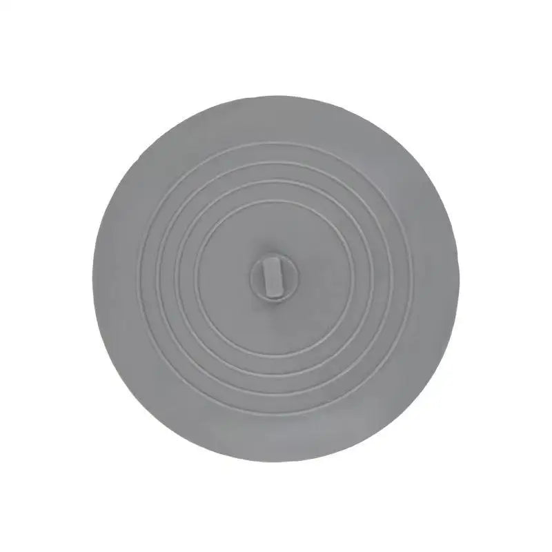 15cm Silicone Drain Stopper & Hair Filter Plug – Sink & Tub Drain Stopper Axl Light Grey