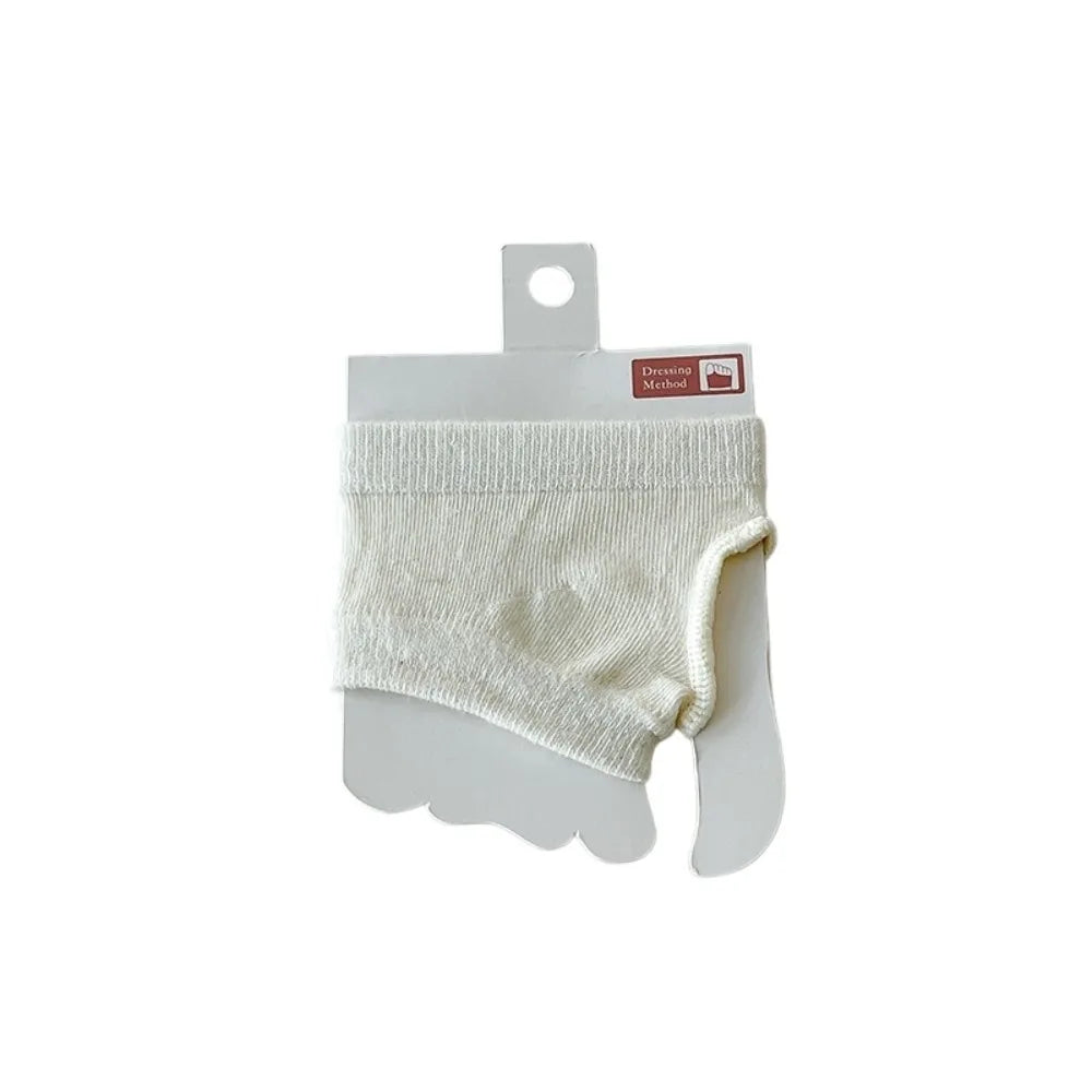 Soft Cotton Forefoot Toe Socks – Invisible Half Foot Hosiery Forefoot Toe Socks Axl White One Size