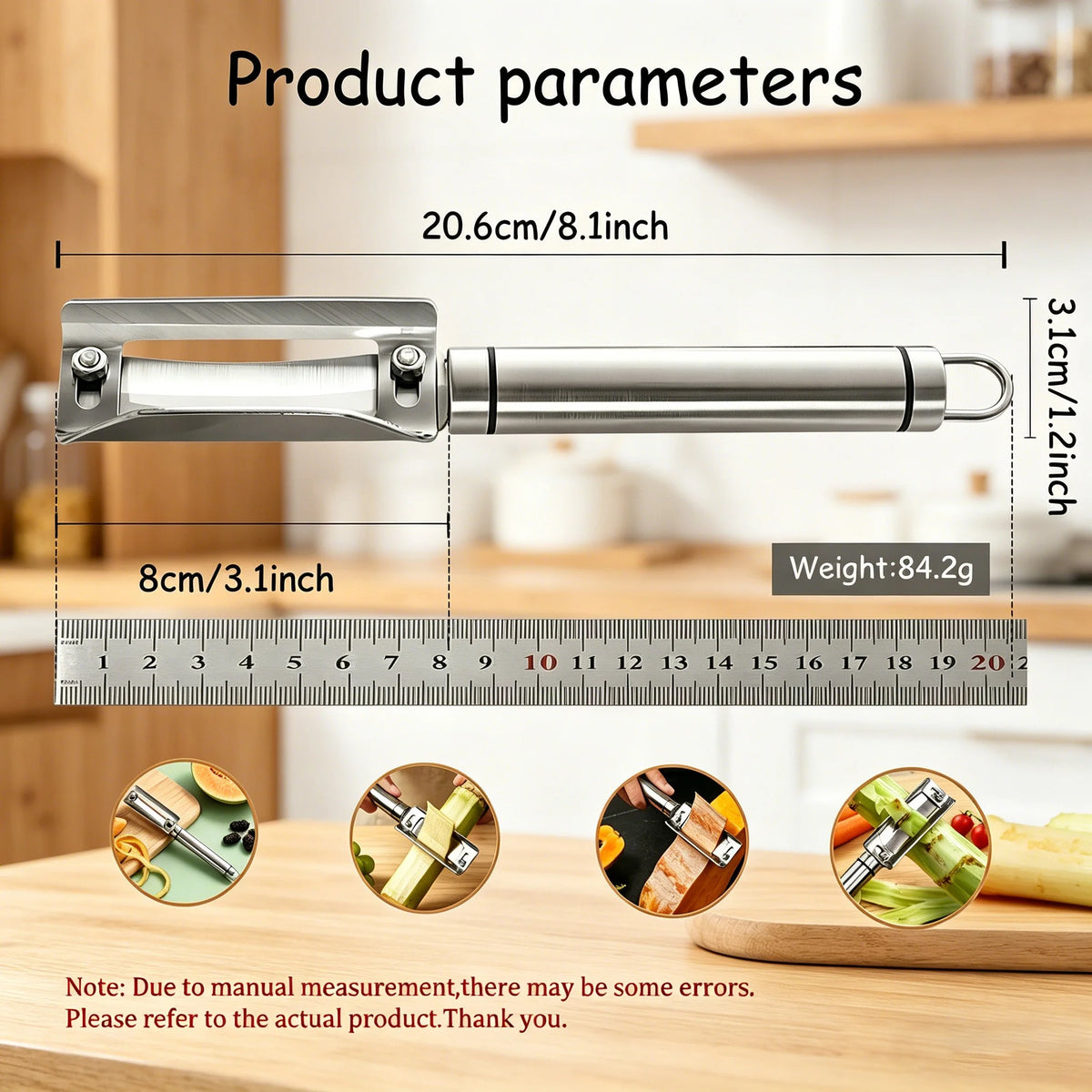 5-Piece Stainless Steel Vegetable & Fruit Peeler Set Vegetable Peeler Set Axl