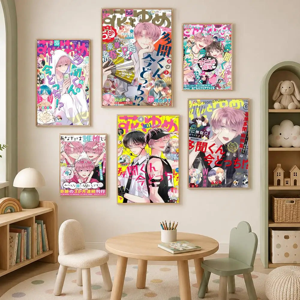 Manga T-Tamon's B-Side Self-Stick HD PVC Wall Art Poster Wall Art Poster Axl
