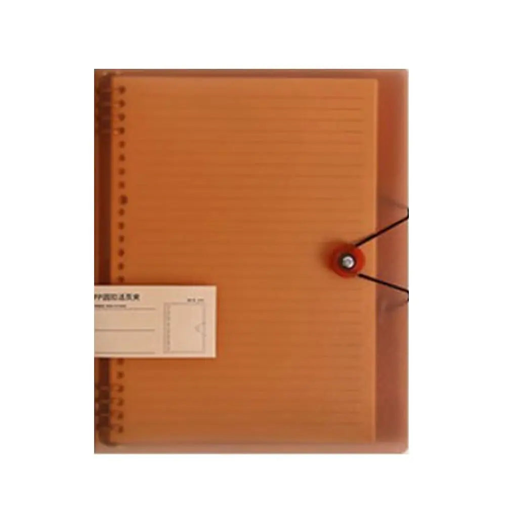 Transparent Binder Cover A4/B5/A5 – 8-Hole Loose Leaf Shell Binder Cover Axl B5-5