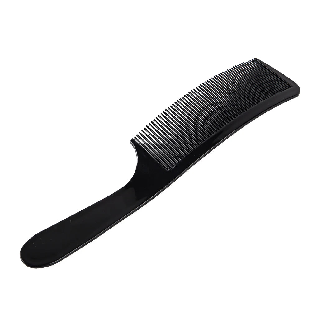 Curved Barber Clipper Comb – Flat Top Anti-Static Hair Cutting Barber Cutting Comb Axl B Black
