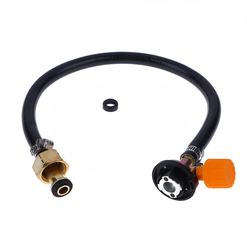 Leak-Proof Gas Refill Adapter – Braided Hose Cylinder Coupler Gas Refill Adapter Axl