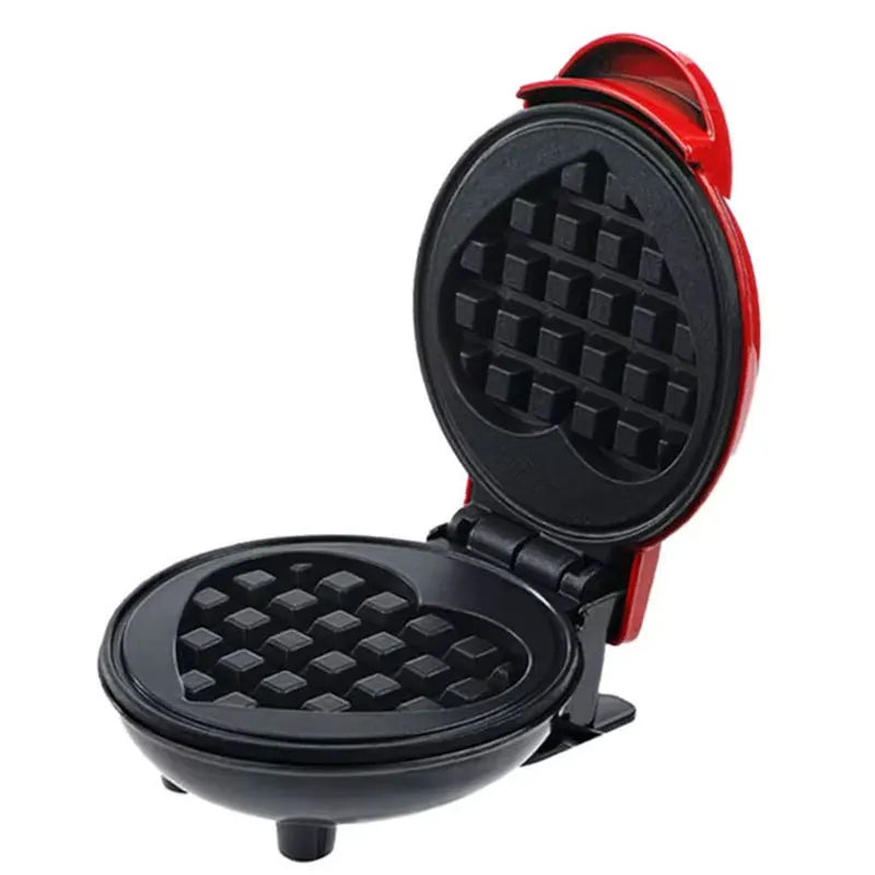 BALASHOV Mini Heart Bubble Waffle Maker – Non-Stick 350W Waffle Maker Axl EU 220V Heart shaped 220 V EU