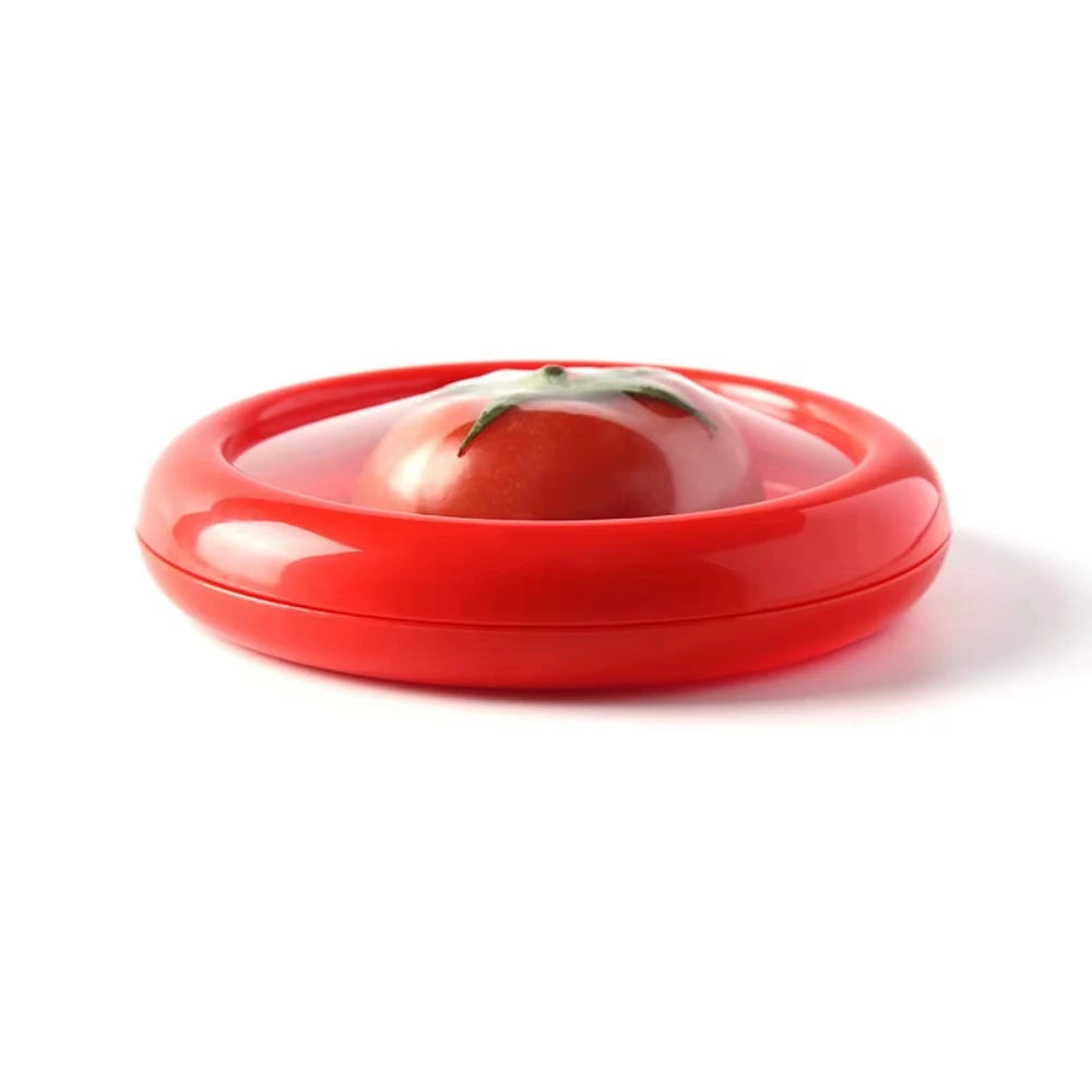 KEMORELA Silicone Food Storage Container – Stackable & Leak Proof Food Storage Container Axl Red