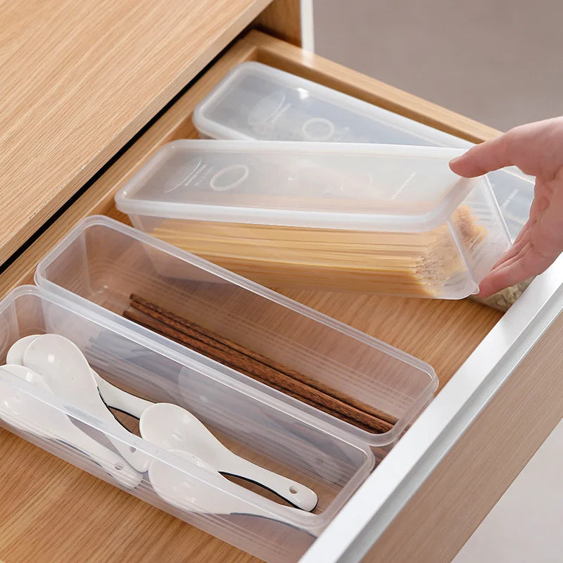 Spaghetti & Cereal Storage Container with Lid | 30.5cm Food Storage Container Axl