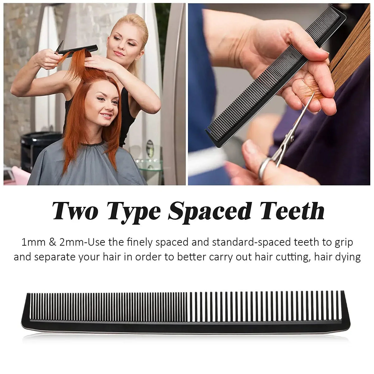 5-Piece Anti-Static Heat-Resistant Hair Comb Set for Men & Women Hair Comb Set Axl