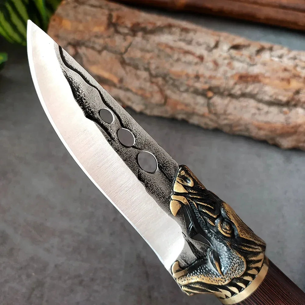 InLeung Forged Boning Knife – 10" Stainless Steel Chef Knife Boning Knife Axl