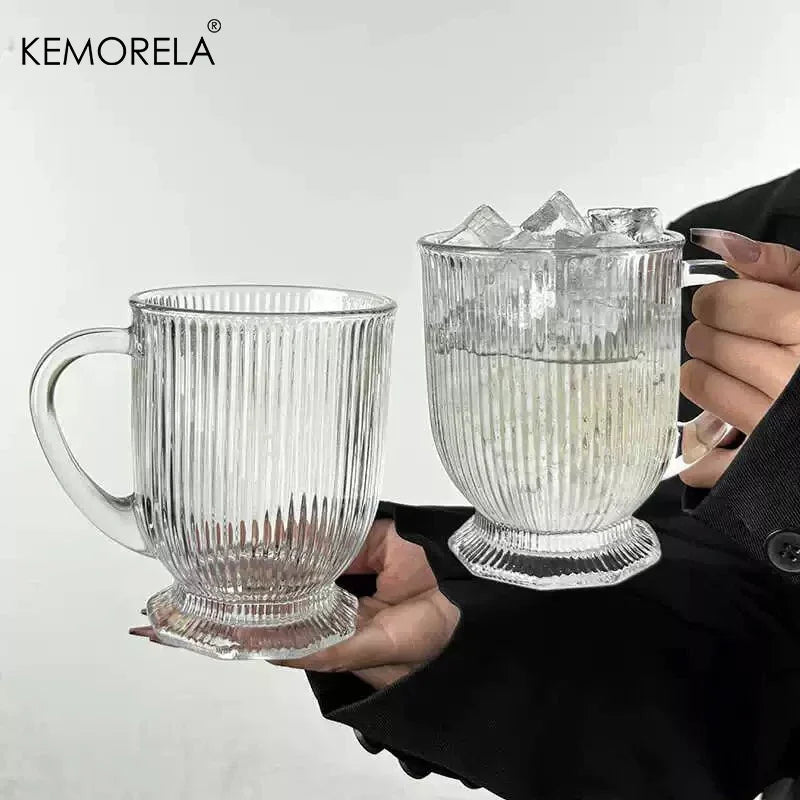 KEMORELA Large Capacity Glass Cup – Coffee, Cocktail & Gift Set Cocktail Glass Set Axl