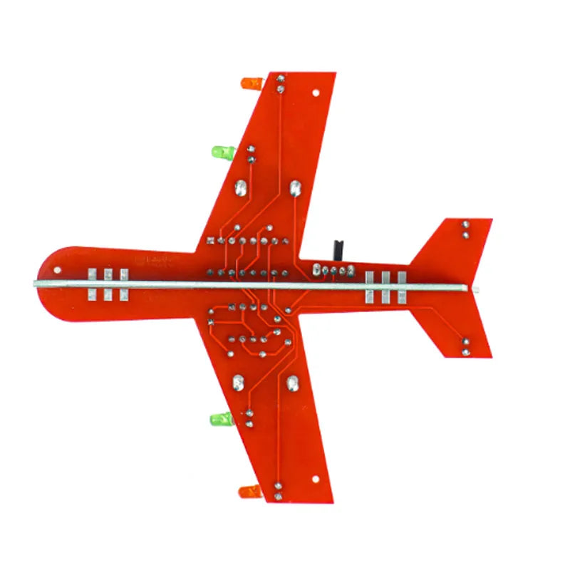 DIY Airplane CD4017 Flashing LED PCB Soldering Kit | Electronics DIY Electronics Kit Axl