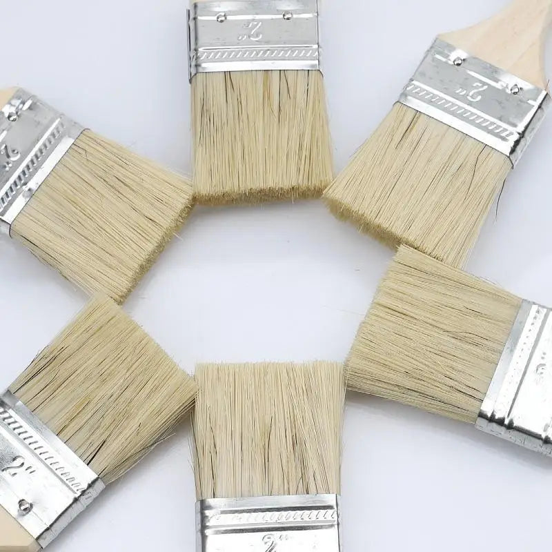 10-Piece Small Paint Brush Set – Wooden Handle Art & Craft Paint Brush Set Axl