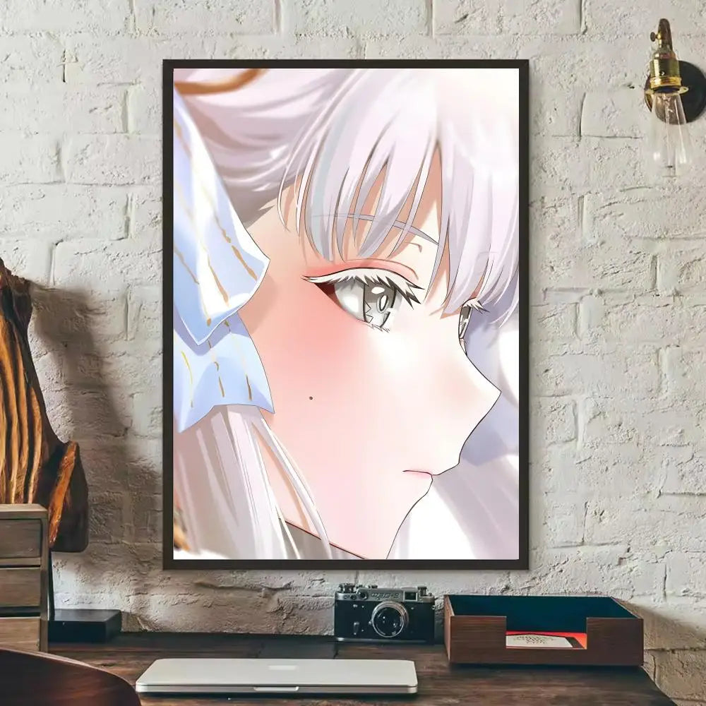 Wuthering Waves Jinhsi Wall Poster – HD Removable Decal Wall Poster Decal Axl Black9 21X30cmNoframe