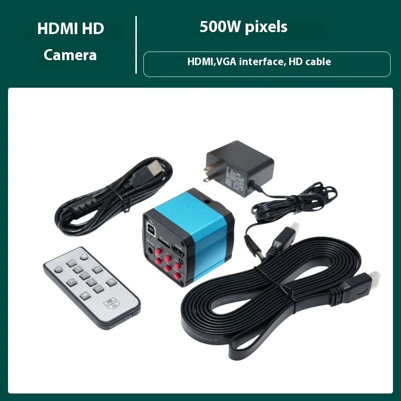 4K HDMI & USB Industrial Microscope Camera for Soldering Industrial Microscope Camera Axl 500W