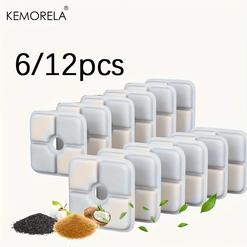KEMORELA 6/12 Replacement Filter Chips – Pet Cat Water Fountain Pet Fountain Filter Axl