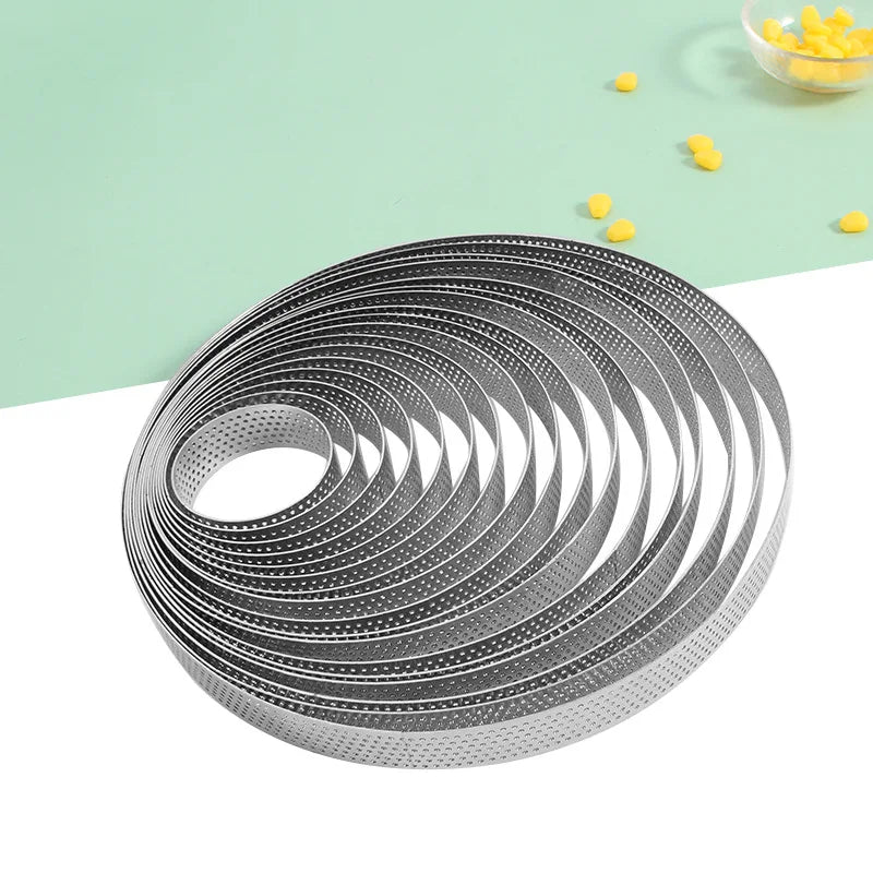 Stainless Steel Tart Ring & Mousse Cake Mold | Round Cutter Cake Mold & Cutter Axl