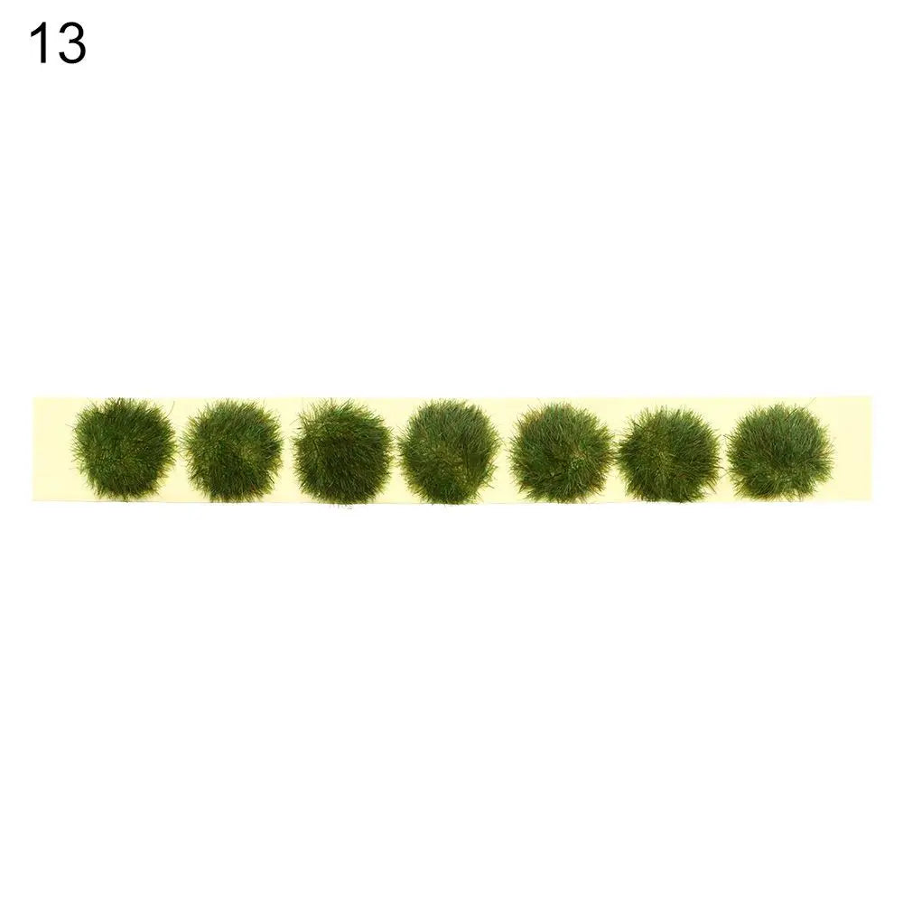 Miniature Grass Tufts & Flower Clusters – Wargame Terrain Decor Miniature Scenery Tufts Axl 13