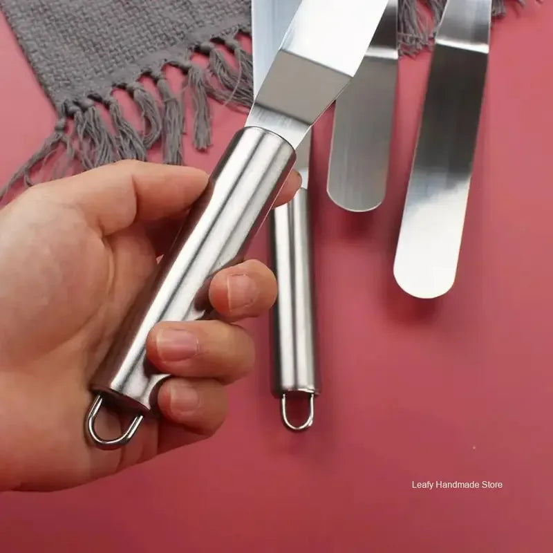 Stainless Steel Cake Icing Spatula 6 8 10 12 Inch Frosting Tool Cake Icing Spatula Axl