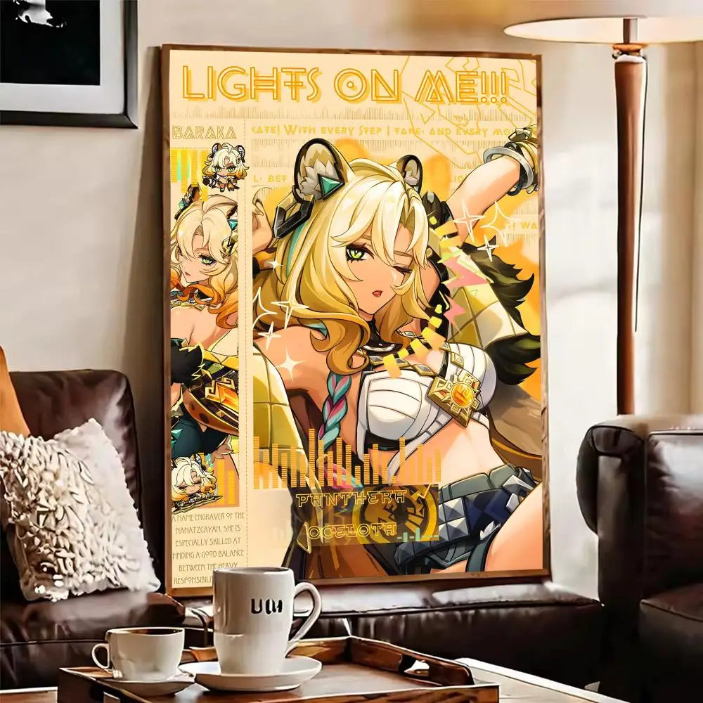 Xilonen Game Canvas Poster – Unframed Wall Art | Home Décor Canvas Wall Art Axl