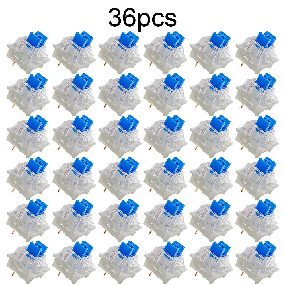 36PCS 3-Pin Tactile Mechanical Keyboard Switches | Hot Swap Keyboard Switches Axl