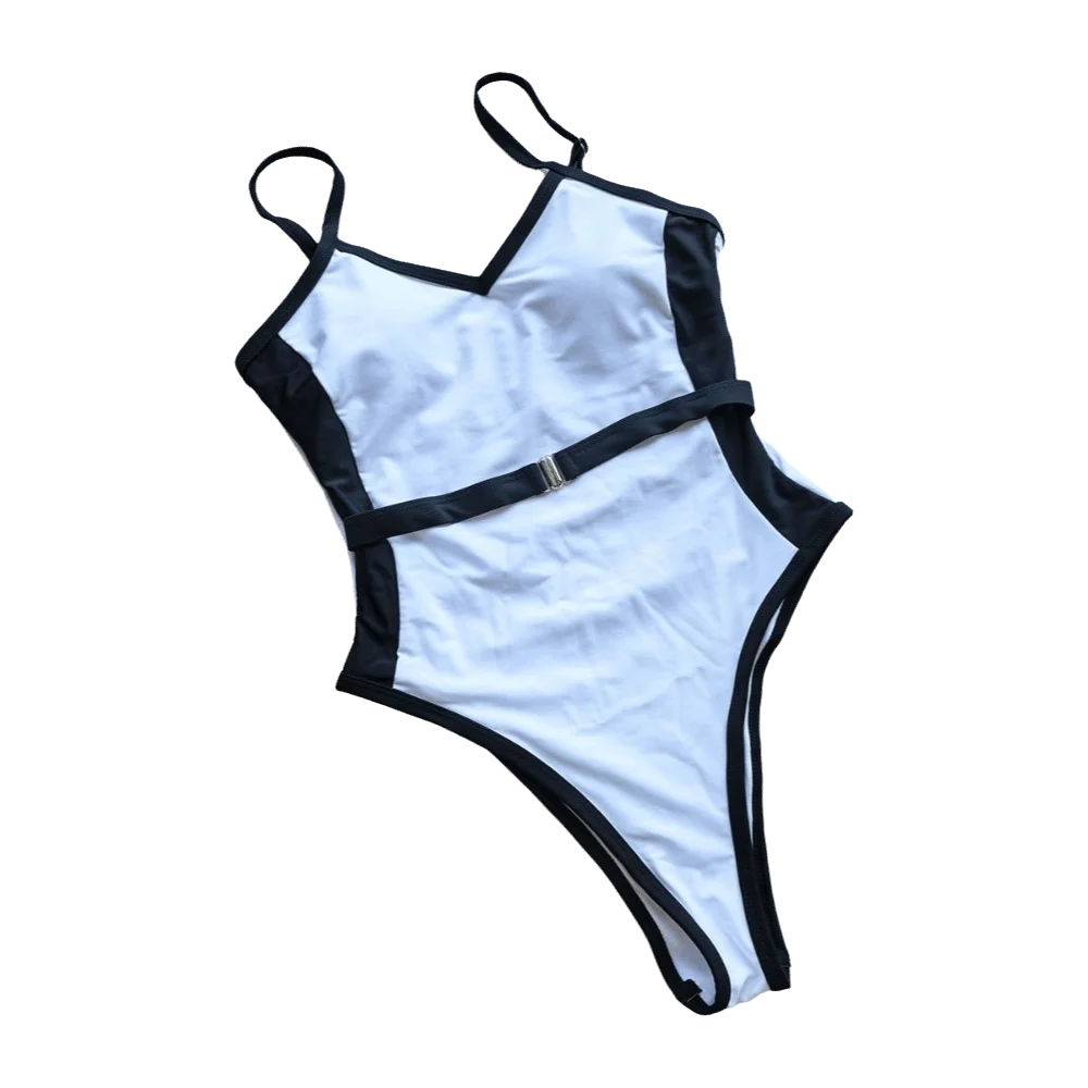 Women's Push Up High Waist Bikini Set – Slim Fit Swimsuit Women's Bikini Set Axl White S