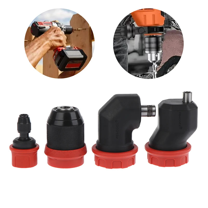 Quick-Release Drill Chuck Adapter – 6.35mm Hex Bit Convert Drill Chuck Adapter Axl