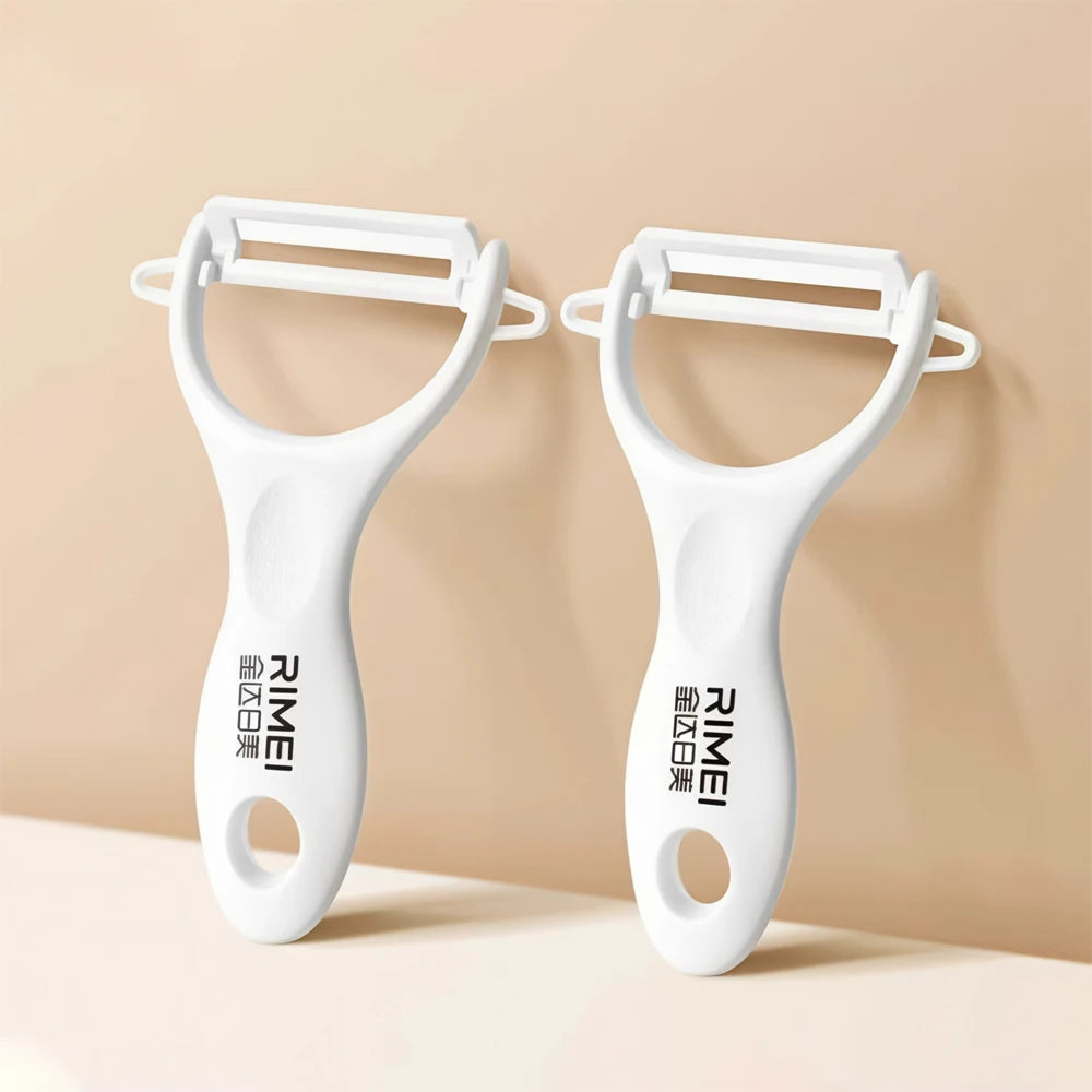 PLYS Ceramic Vegetable Peeler – Sharp, Rust-Proof Kitchen Tool Ceramic Vegetable Peeler Axl 2pcs