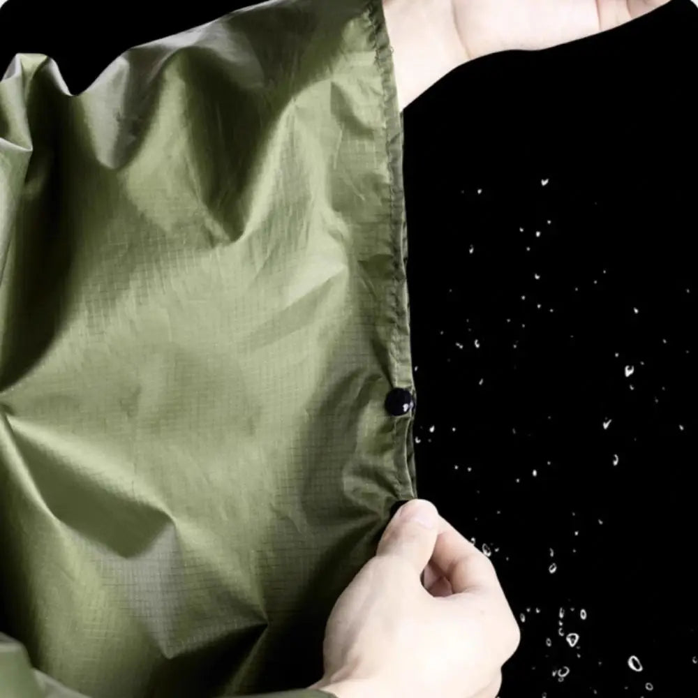 3-in-1 Waterproof Hooded Raincoat – Lightweight Hiking Poncho Outdoor Rain Poncho Axl