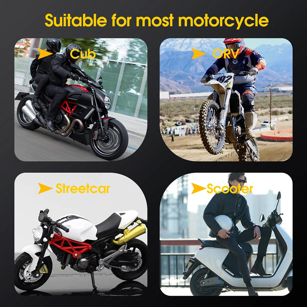 Motorcycle Bluetooth TPMS – Wireless Tire Pressure Monitor Tire Pressure Monitor Axl