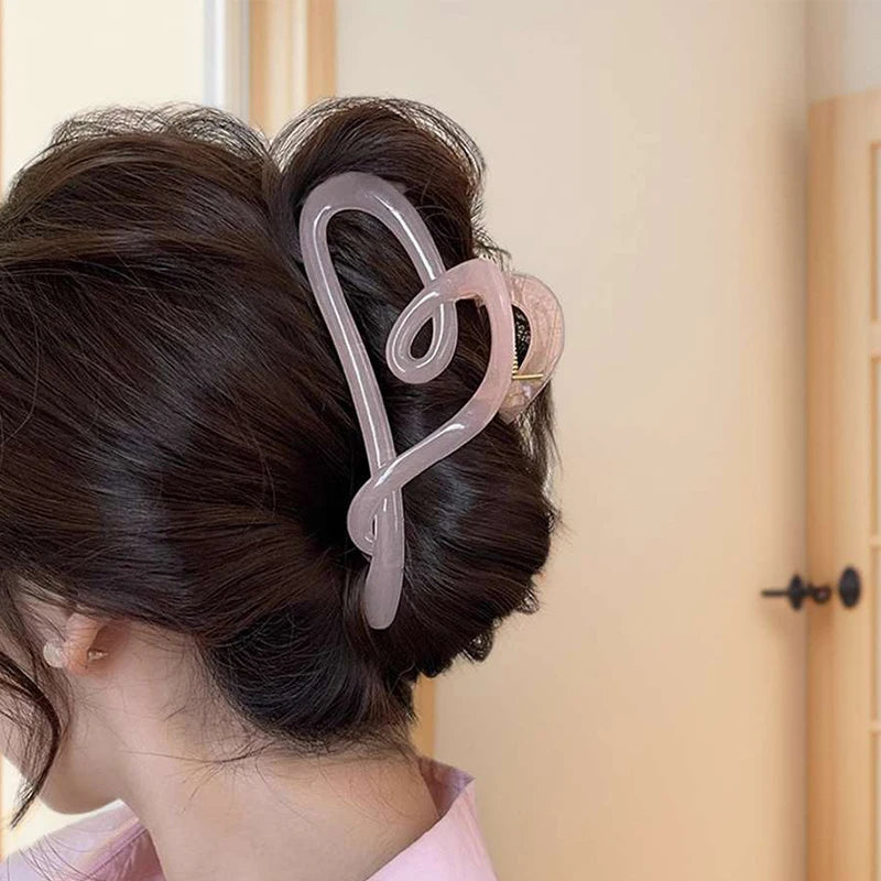 Heart Hair Claw Clip – Trendy Luxury Hair Accessory for Women Hair Claw Clip Axl A1