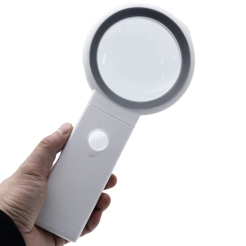 Desktop & Handheld Magnifying Glass 30X 10X with 18 LED Lights LED Magnifying Glass Axl
